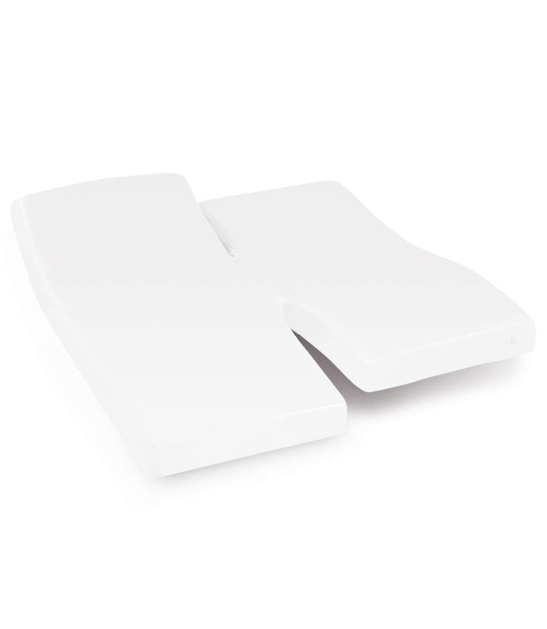 Protège matelas imperméable 2x80x210 cm lit articulé TPR bonnet 40cm ARNON molleton coton contrecol