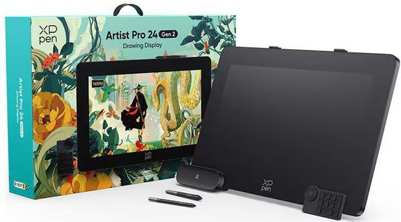 XP-Pen - Artist Pro 24 Gen2 - Tekendisplay - Zwart - 165Hz
