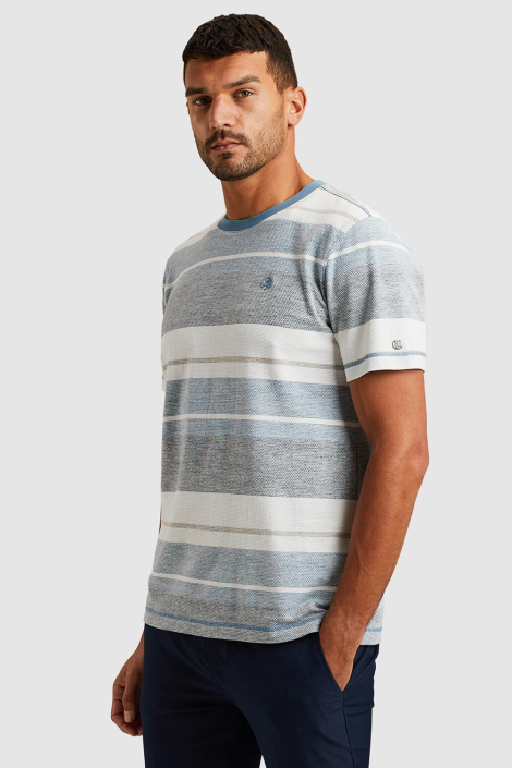 Cast Iron blauwe heren t-shirt