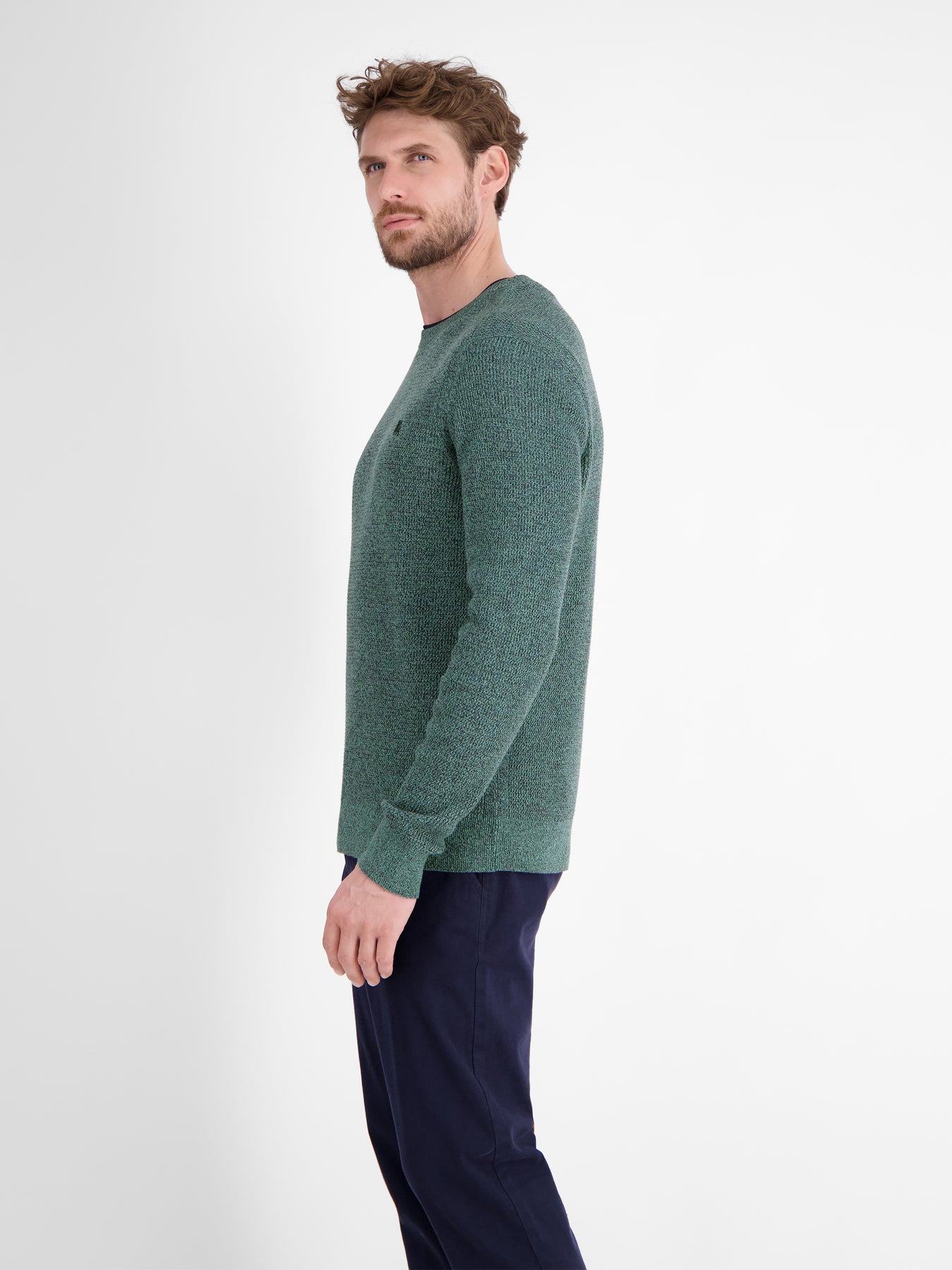Herren Strickpullover in Strukturqualität