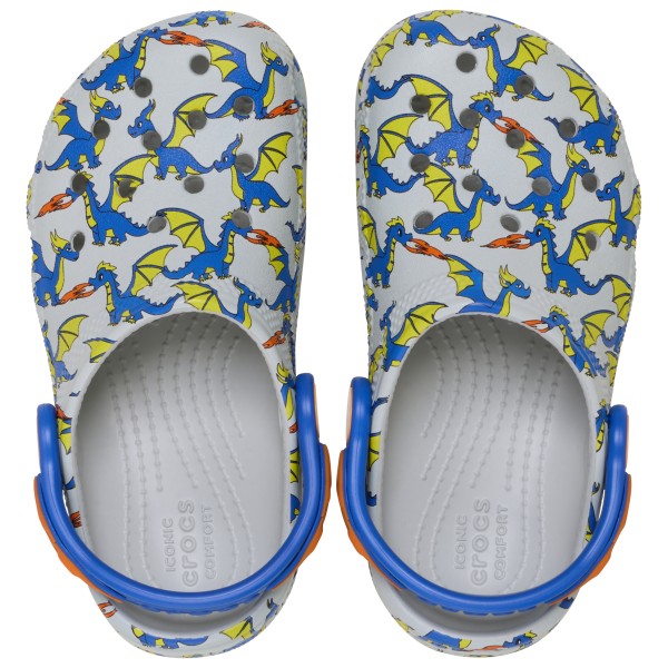 Crocs - Kid's Classic Dragon Graphic Clog - Sandales