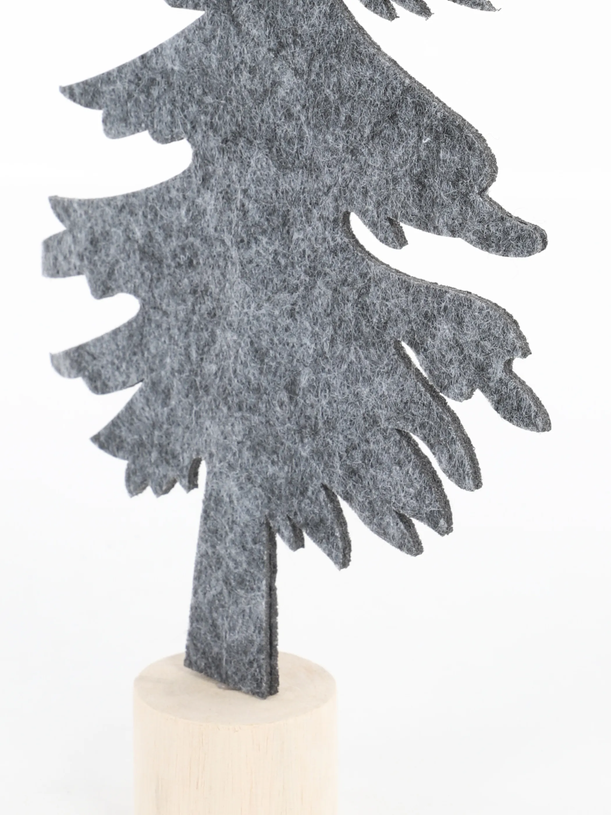 Filzbaum mit Holzfuß, 30cm hoch