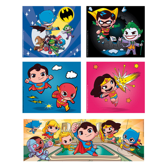 Clementoni Legpuzzel Super Color 10in1DC Comics