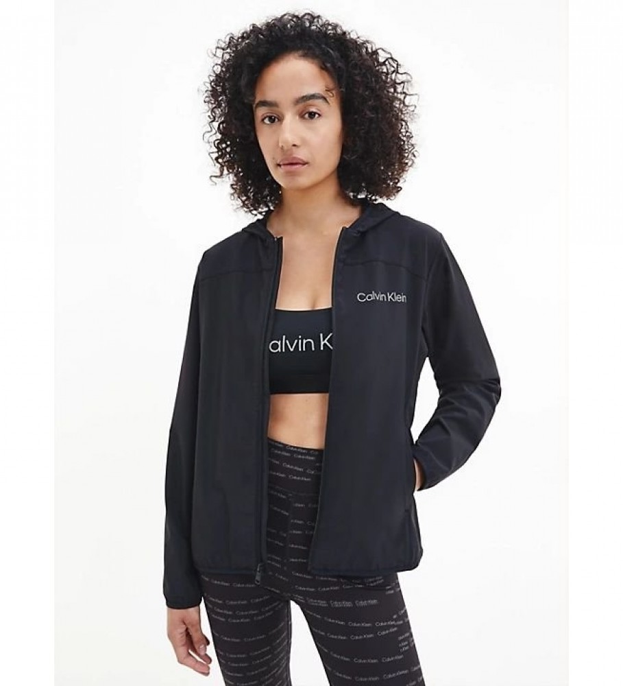 Jaqueta Calvin Klein Woven Preta