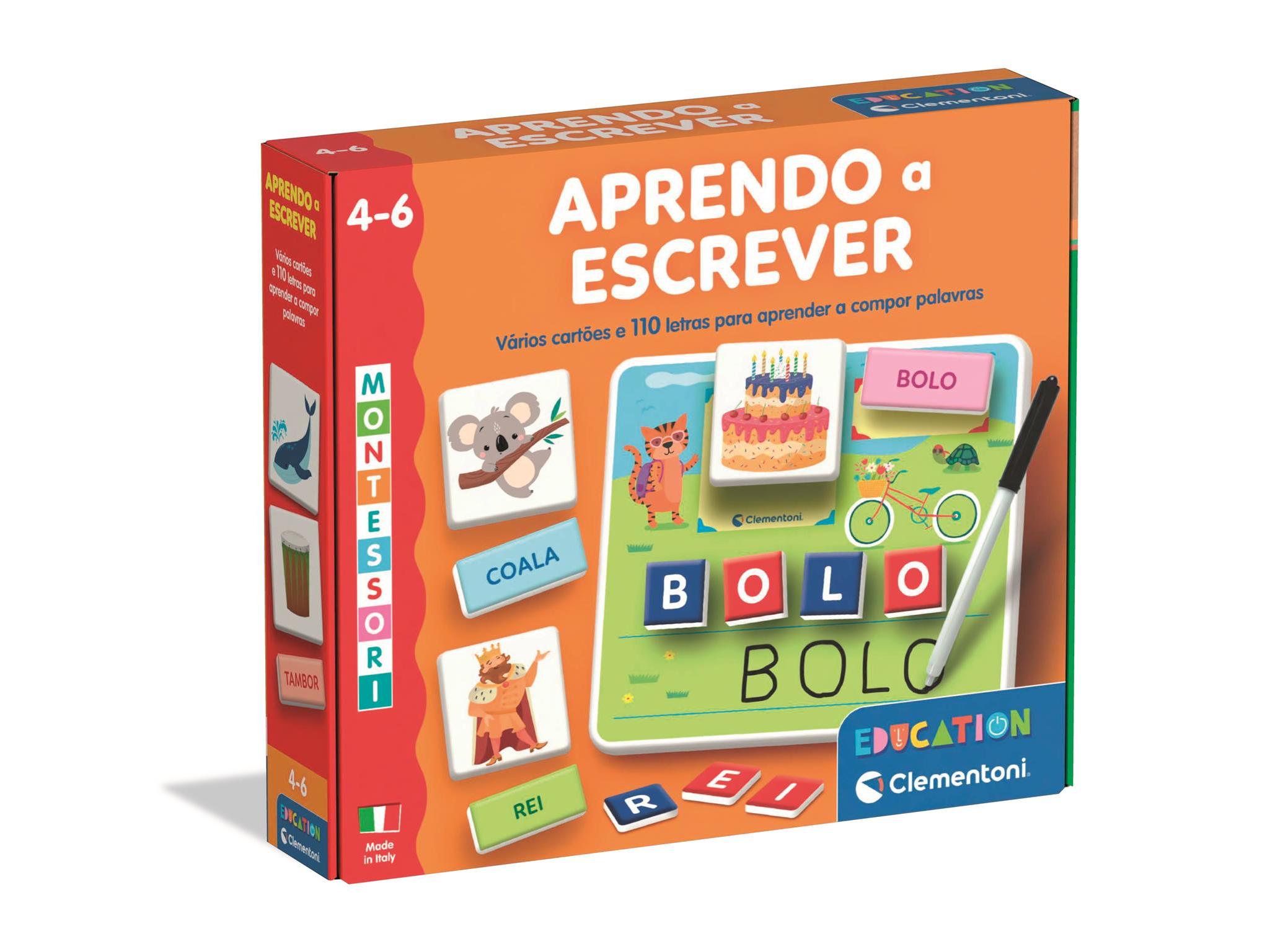 APRENDO A ESCREVER CLEMENTONI MONTESSORI
