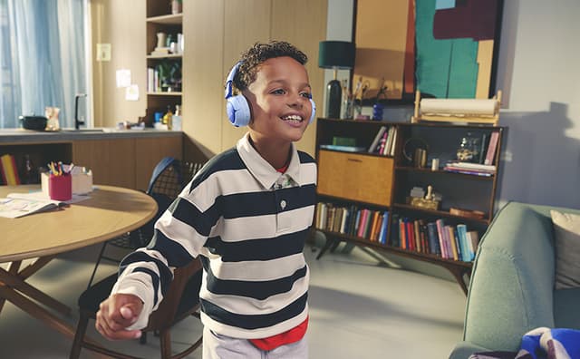 JBL Junior 320BT on-ear høretelefoner (blå)