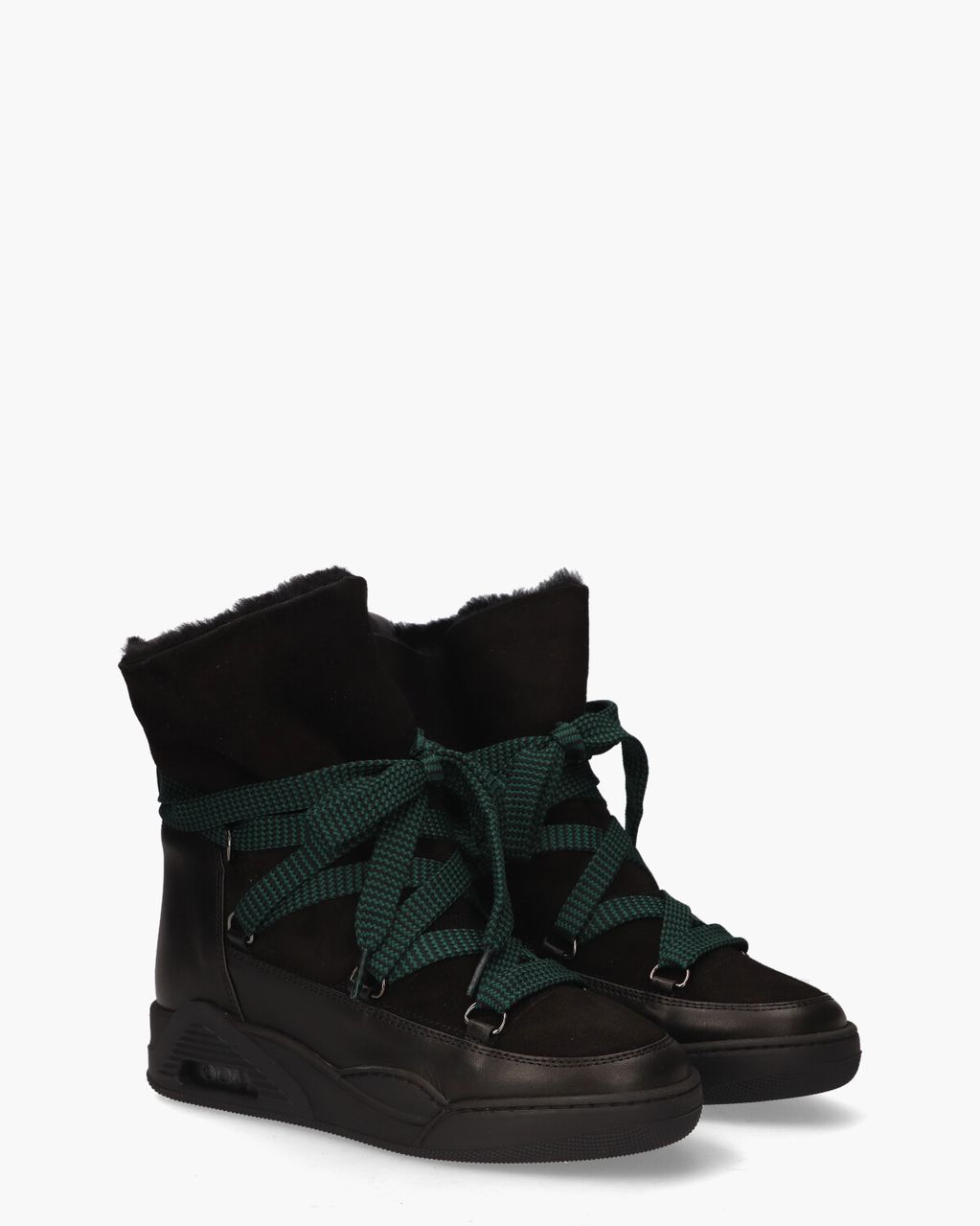 Serafini Moon ZV Zwart Dames Veterboots