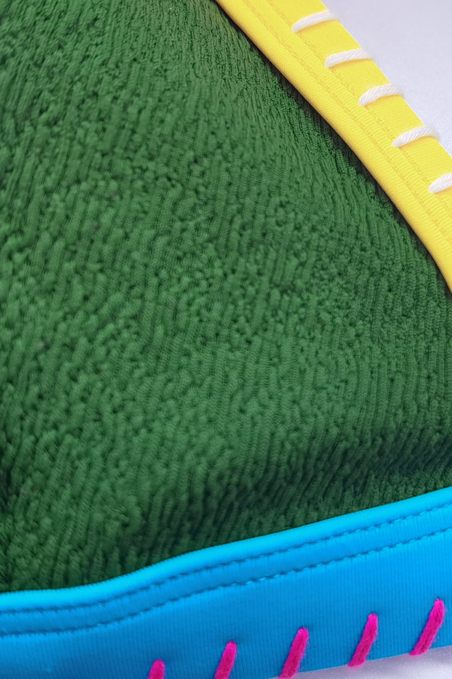 Bikini taille moyenne à bloc de couleur