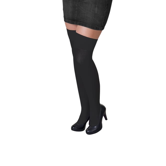 Overknees - für Erwachsene - schwarz - verschiedene Größen