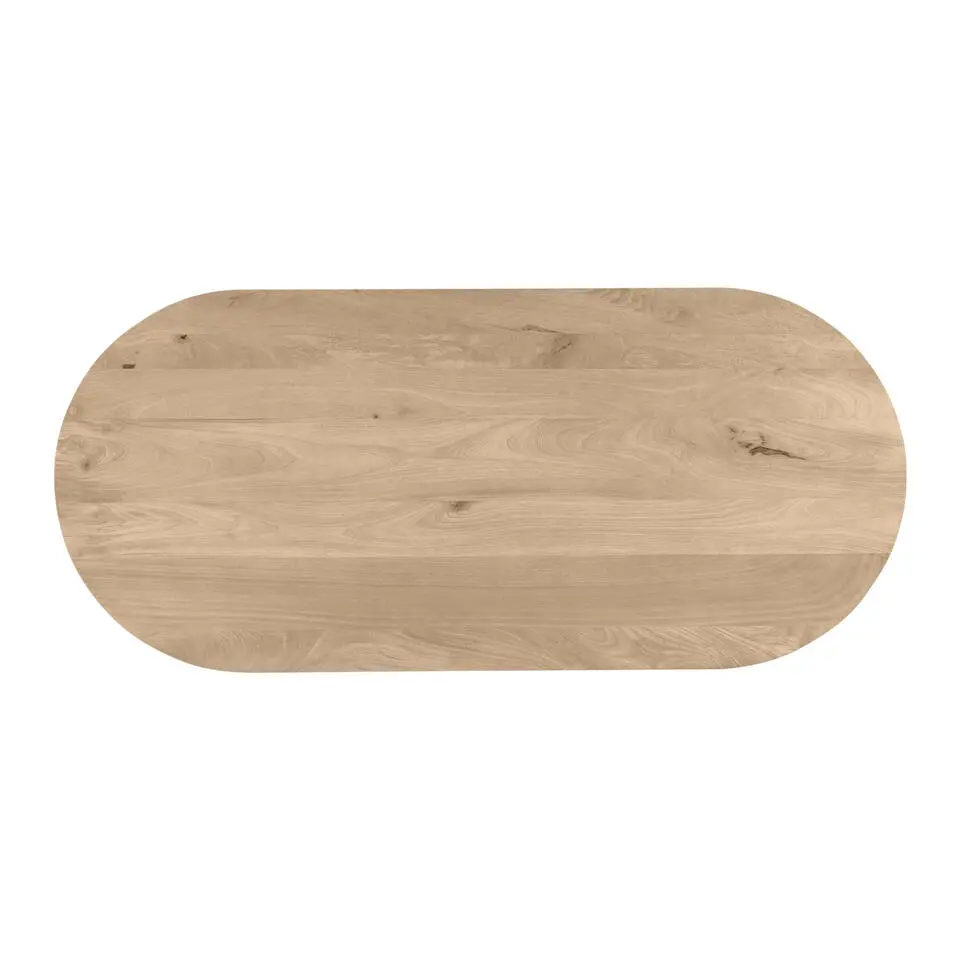 Lewis & Loft Eettafel Lynn - Ovaal - Mangohout - 200x90 cm - Naturel