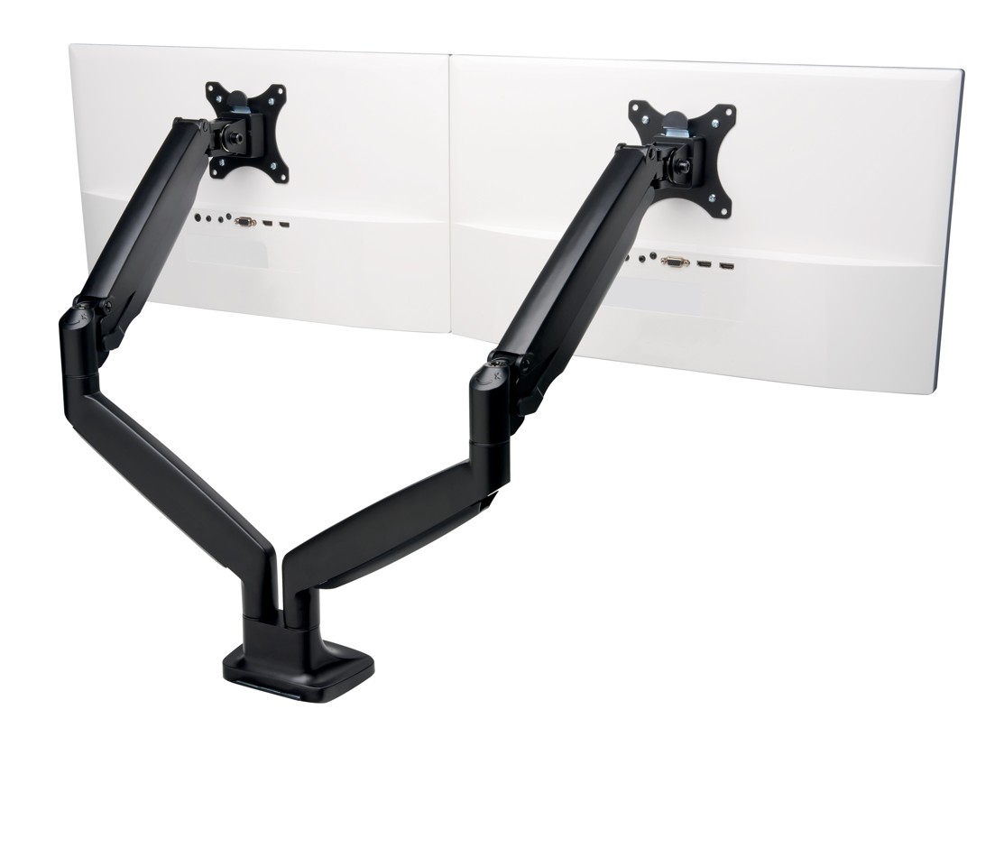 Kensington - OneTouch SmartFit Monitor arm dual - Black