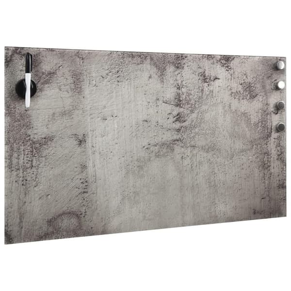 vidaXL Veggmontert magnettavle glass 100x60 cm
