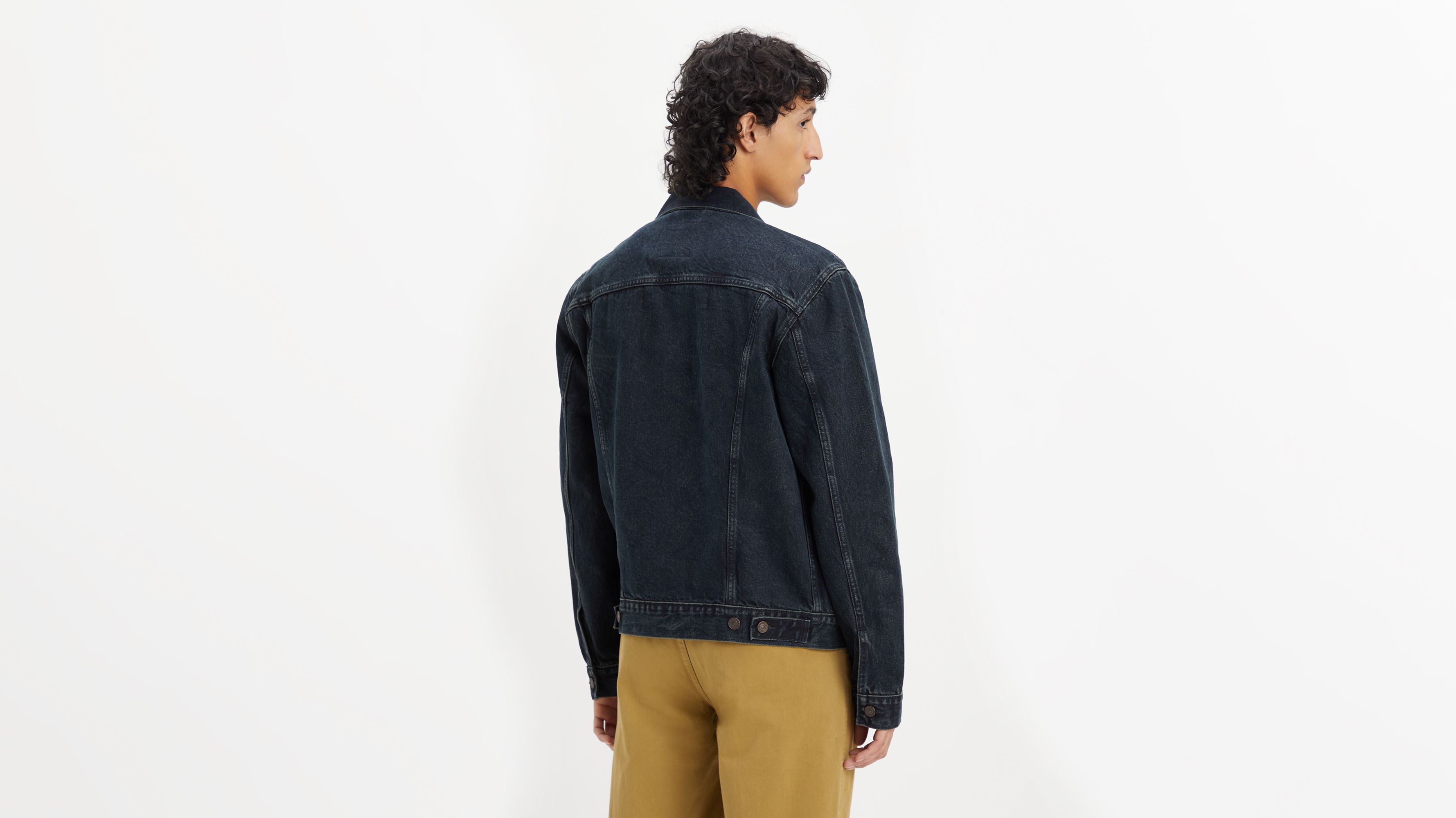 La veste Trucker - Blue Black Trucker - Bleu