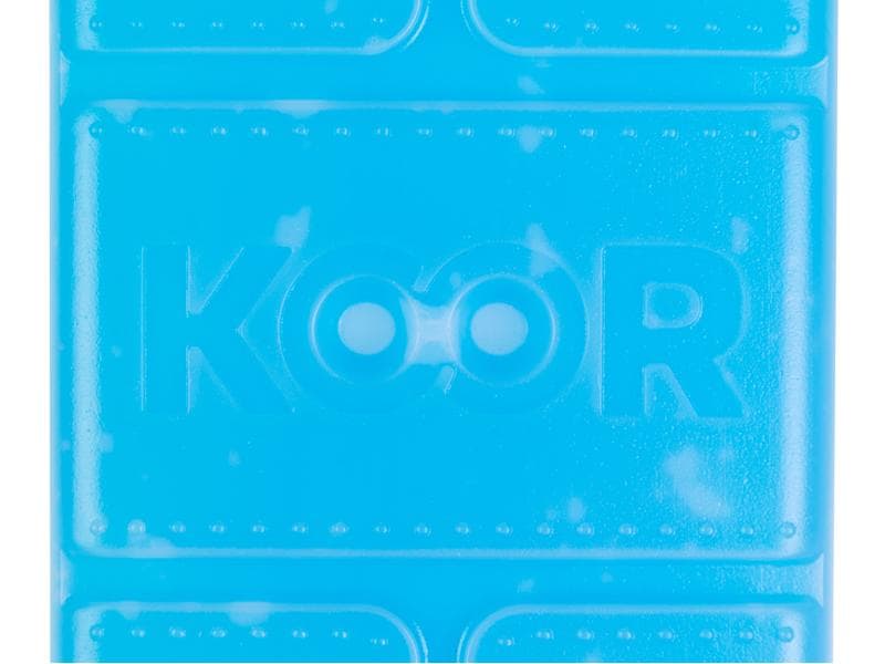 KOOR Kühlelement Arctico L, Doppelpack Transparent Schnell gefrierendes Kühlelement