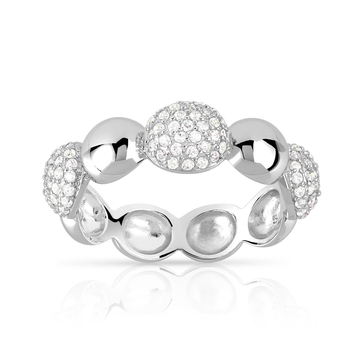Bague argent 925 zirconia