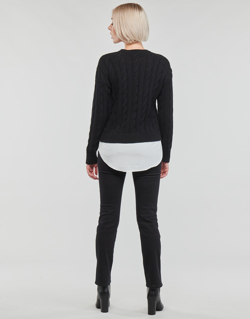 Lauren Ralph Lauren - VALIZA Negro / Blanco