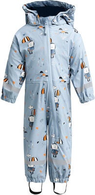 Nordbjørn Minigatt Fôret Regndress, Bearly Rainy Dusty Blue