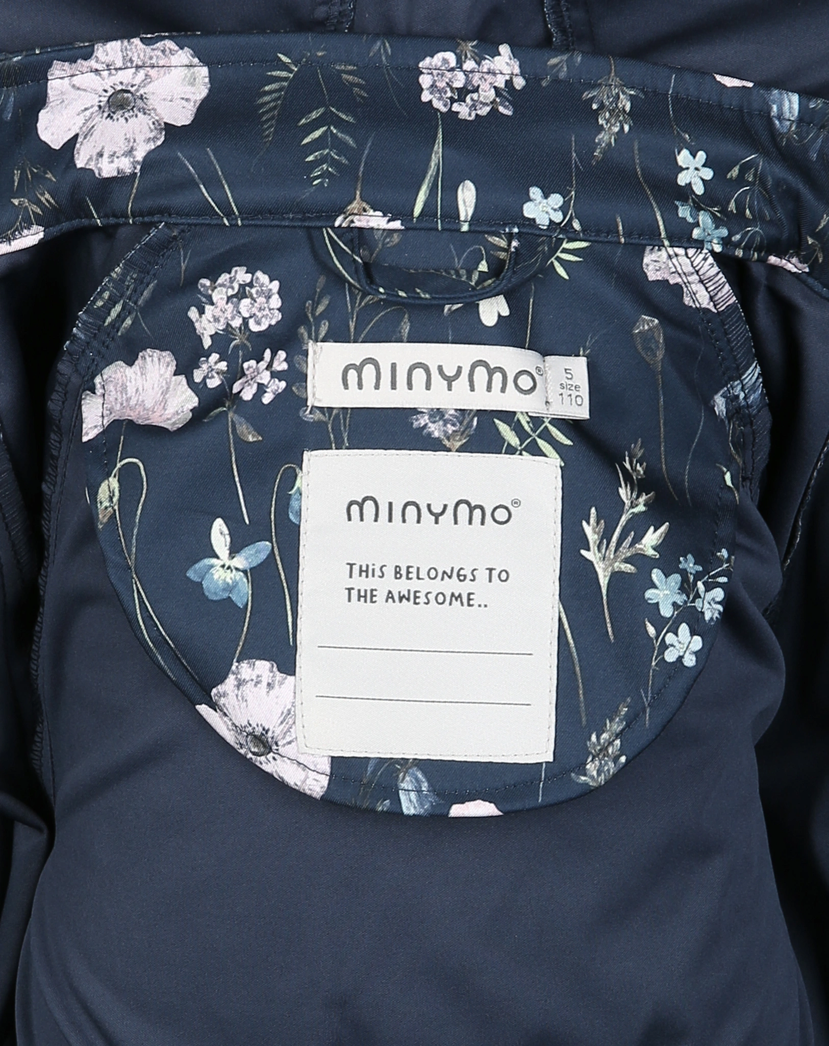 Softshelljacke FLOWERS MEADOW in blue nights