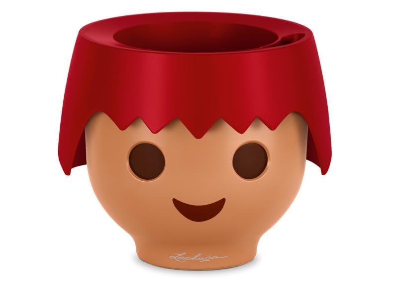 Lechuza Pflanzentopf OJO Rot Topf
