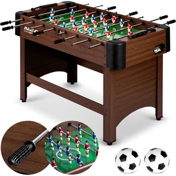 Fotballspillbord Neosport 118x61x79 cm NS-804 mørkebrun