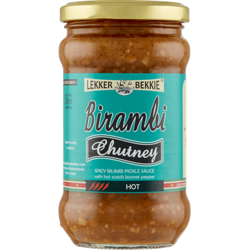 Lekker Bekkie Birambi Chutney 290 ML