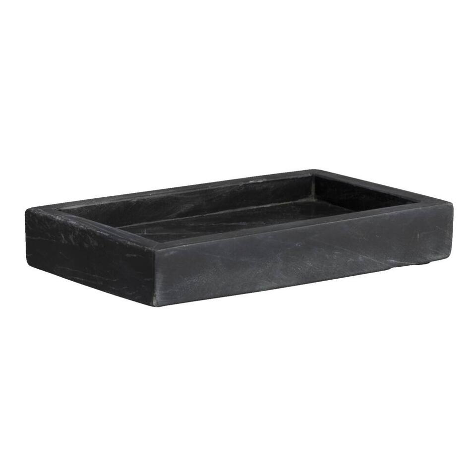 Tray Ivy - zwart marmer - 20x12 cm