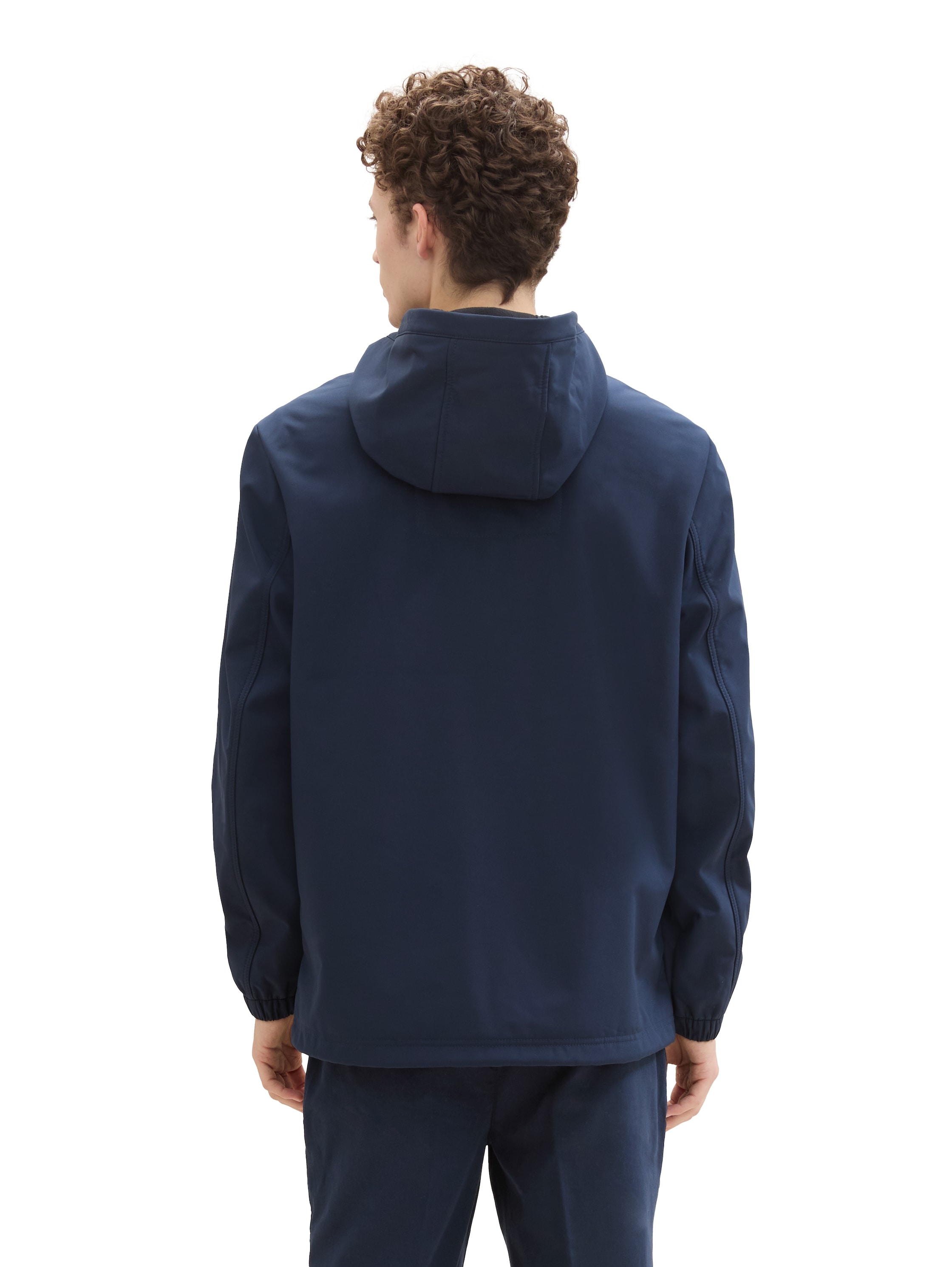 TOM TAILOR Denim Softshelljacke mit Kapuze mit Kapuze