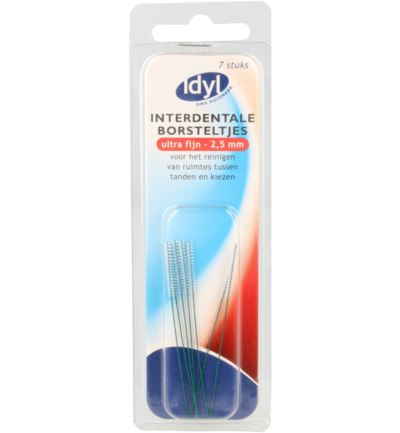 Idyl Interdentaal borstel ultrafijn 2.5mm (7 stuks)