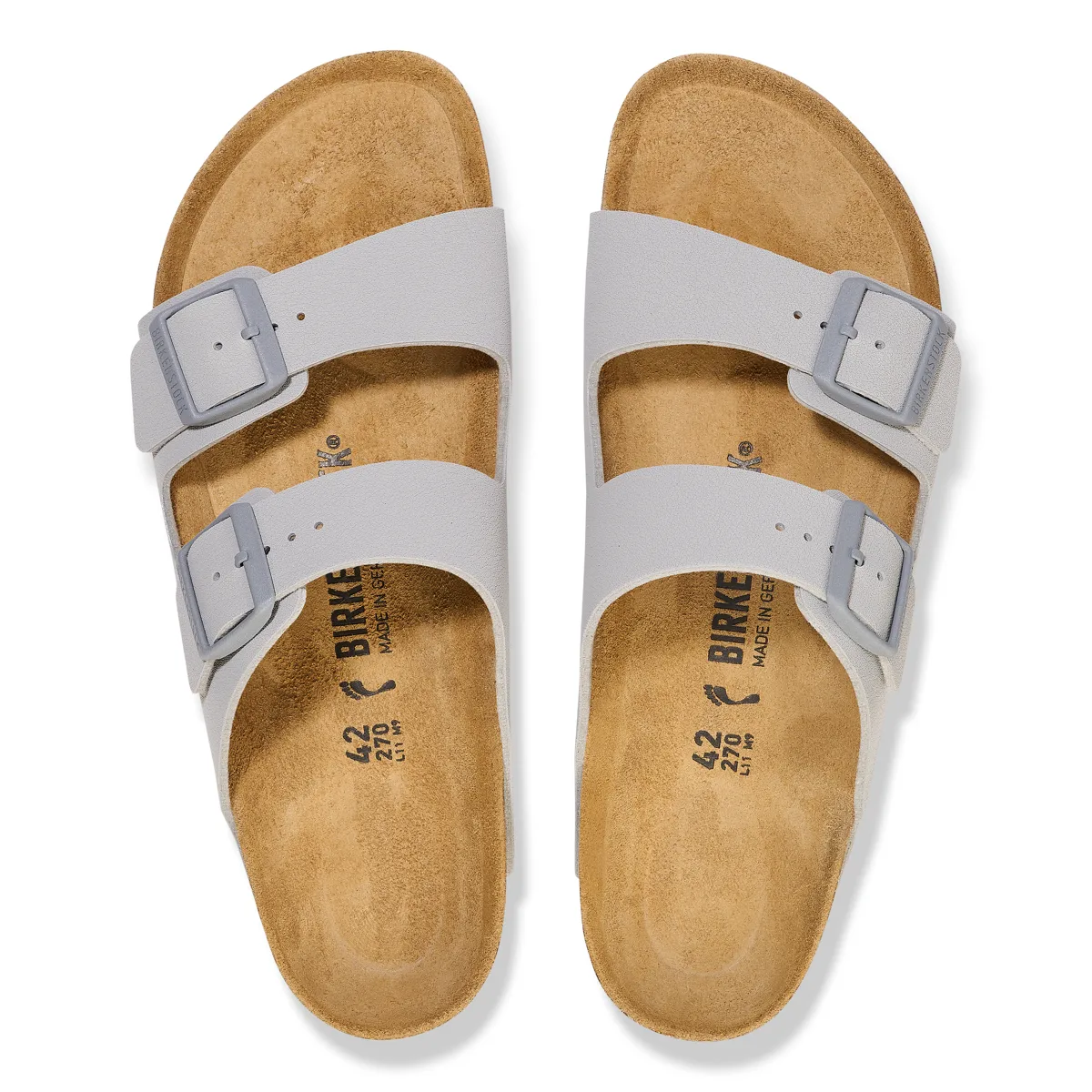 Birkenstock Unisex Arizona Birko-Flor Narrow Stone Coin