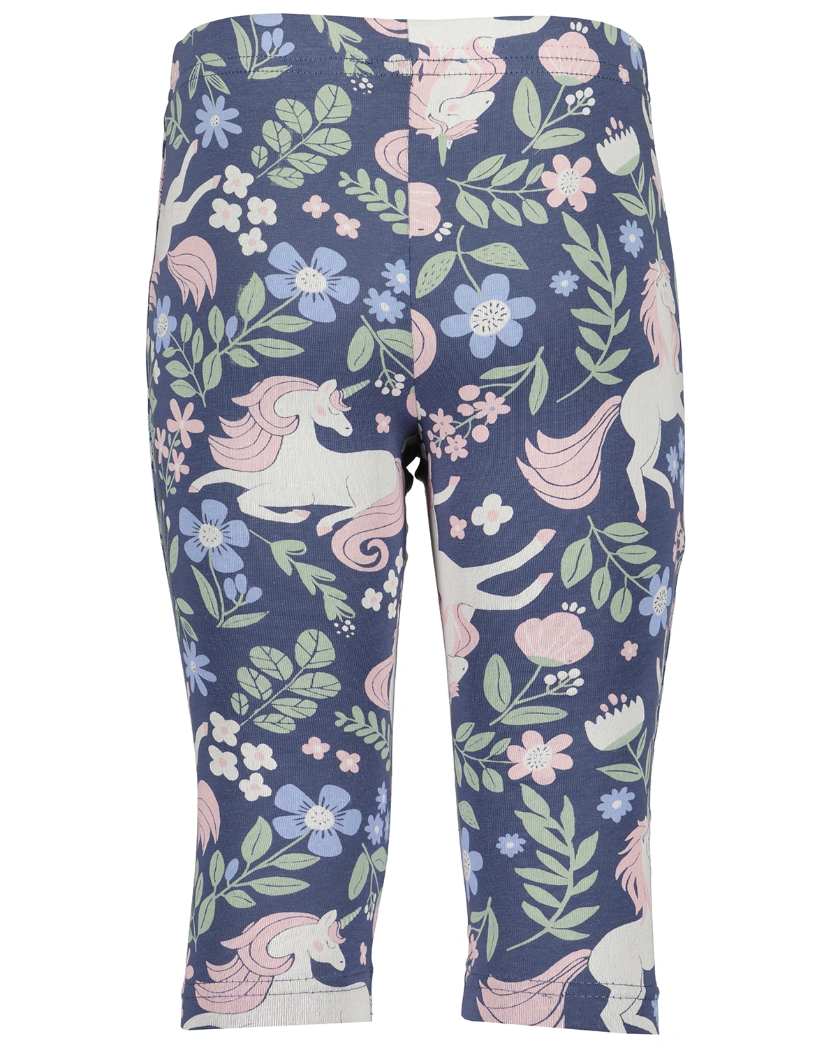 Capri-Leggings FLOWER UNICORNS in blau