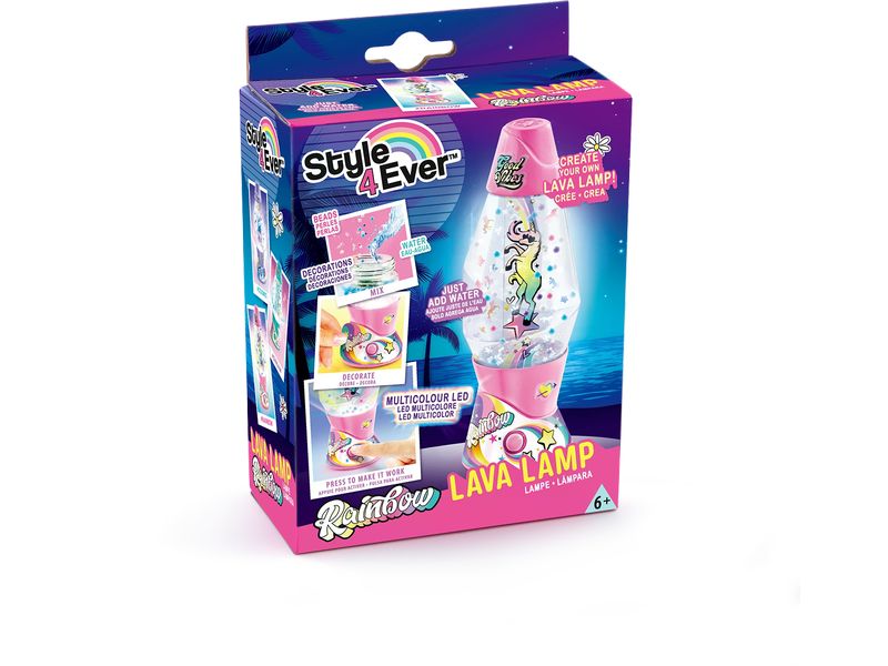 Canal Toys Bastelset Mini Lava Lamp DIY assortiert Komplettes Set zur Herstellung einer Lampe