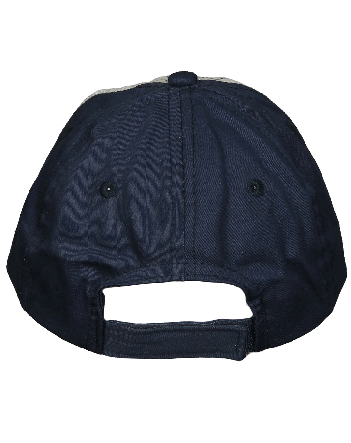 Basecap OCEAN – HAI in grau melange/dunkelblau
