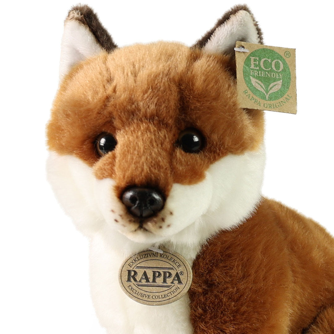 Rappa knuffelvos zittend - 27 cm