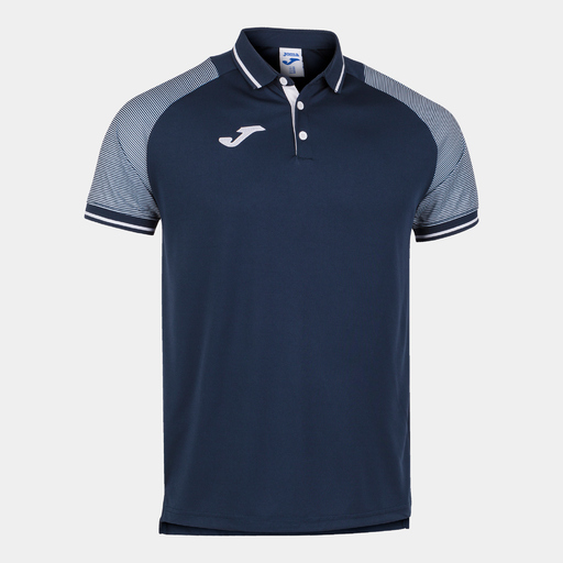 Polo Manga Corta Joma Essential Ii Marino Blanco
