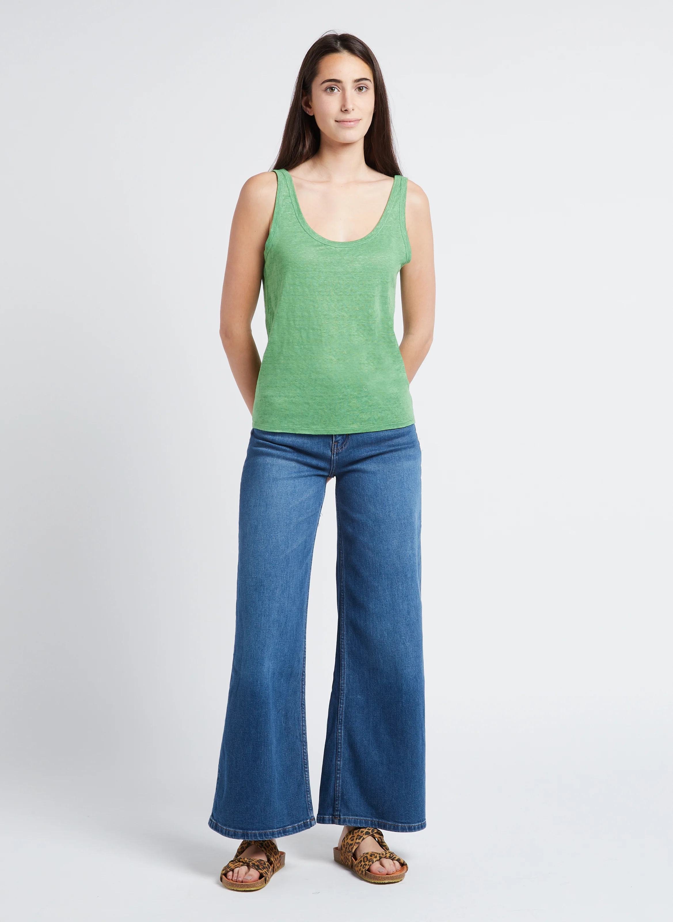 LYLA - Jean large en coton | Jean Stone