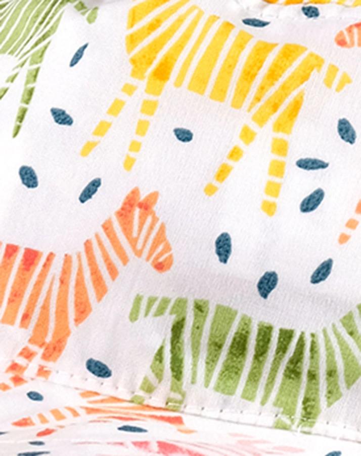 Sommerhut ZEBRA zum Binden in bunt