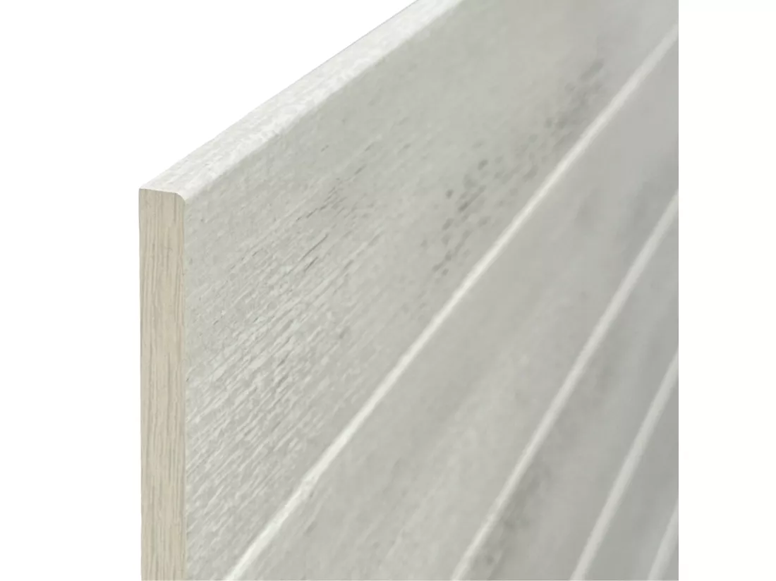 DHOME Tête de lit en bois recyclé MDF Palet Style Horizontal 160x46cm Lits 150/160 - BlancoMadera