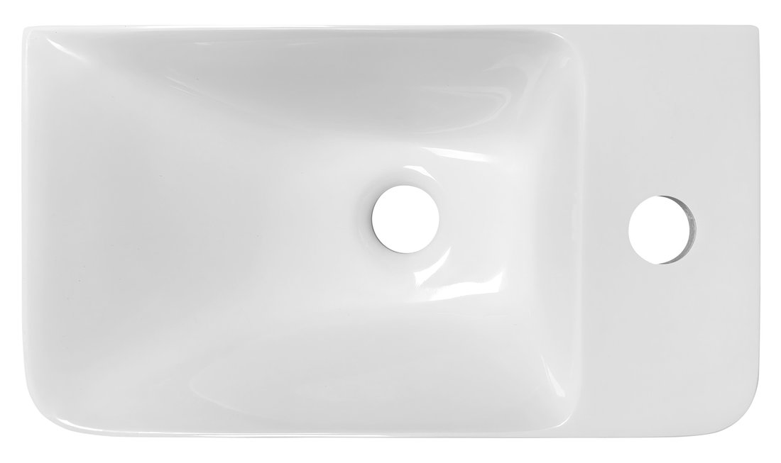 Sapho Zorba fontein 40x22cm glans wit