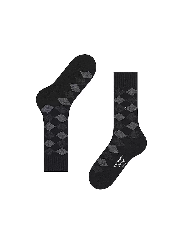 BURLINGTON Herren Socken DANNY 40-46 black schwarz