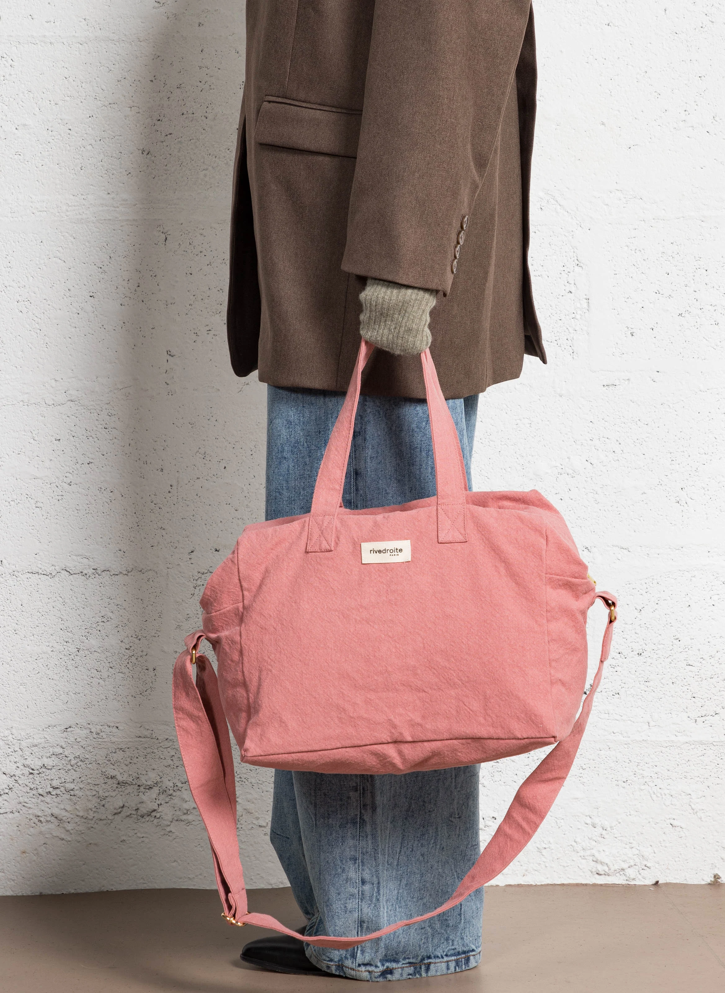 SAUVAL - Cabas en denim | Rose