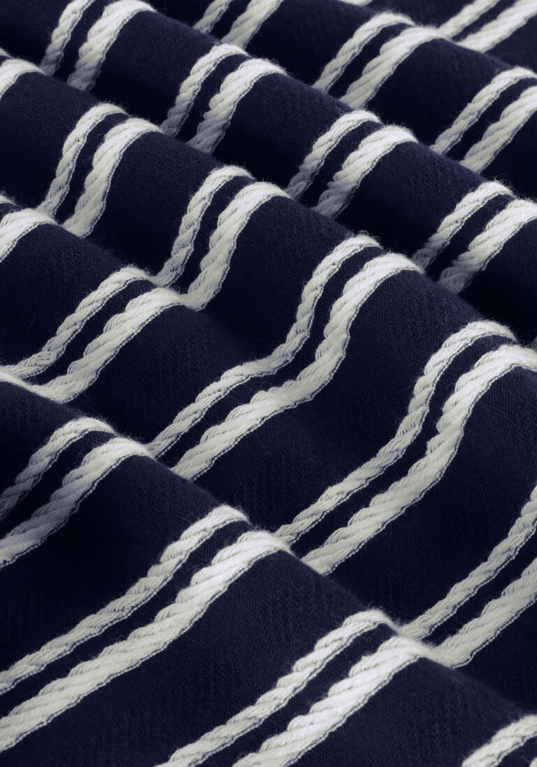SCOTCH & SODA donkerblauwe scotch & soda t-shirt structured stripe pocket t-shirt