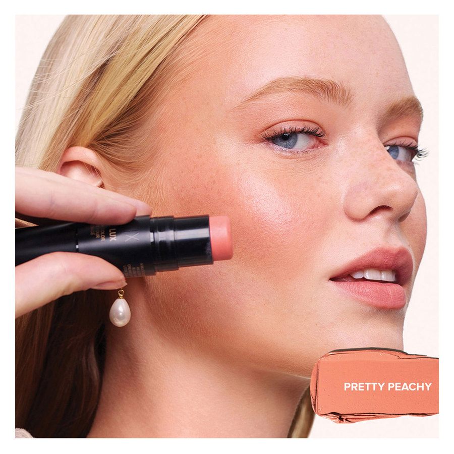 Nudestix Nudies Matte Lux All Over Face Blush Color Pretty Peachy 7g