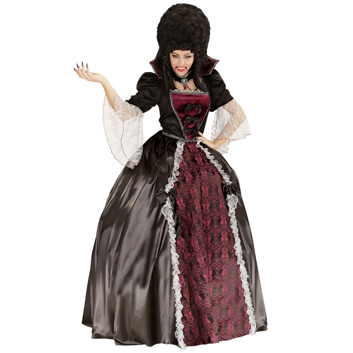 Halloween Jurk Dames Vampier 4 delig