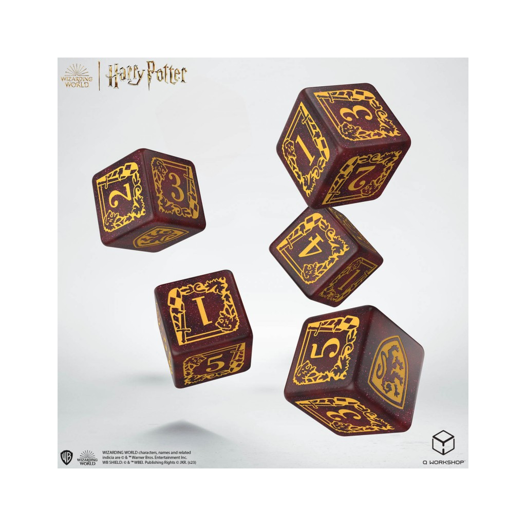 Set de dés Harry Potter - Gryffondor Dés + Bourse