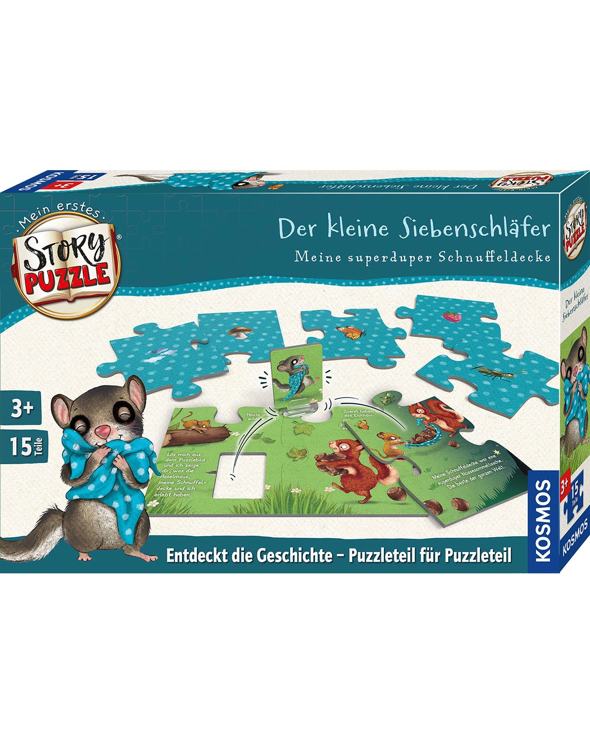 Story-Puzzle DER KLEINE SIEBENSCHLÄFER 15-teilig