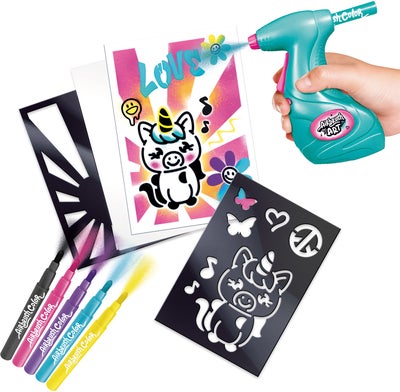 AIRBRUSH PLUSH Mini Poster Hobbysett