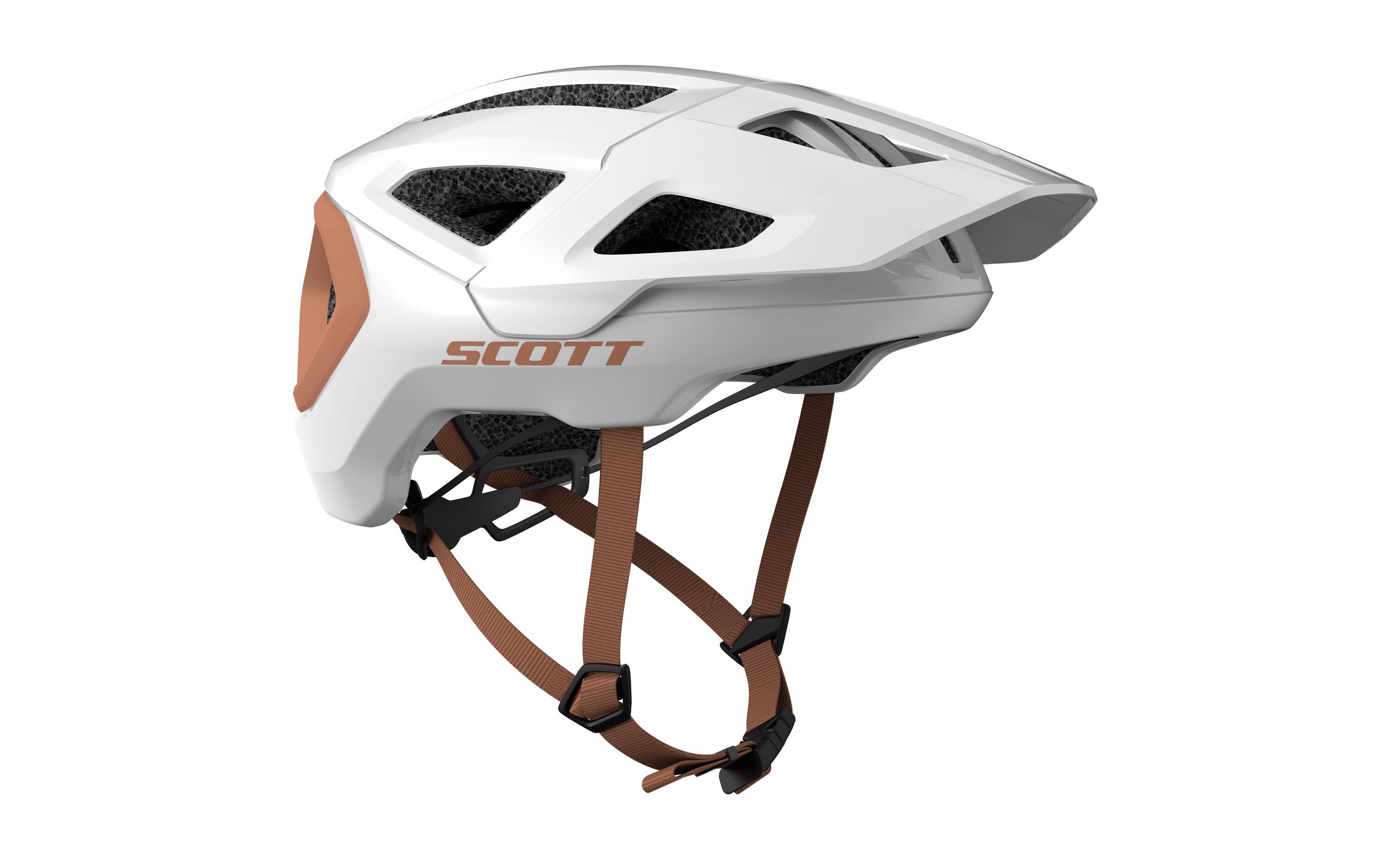 Helm Tago Plus Pearl White/Rose Beige, STrail-Helm