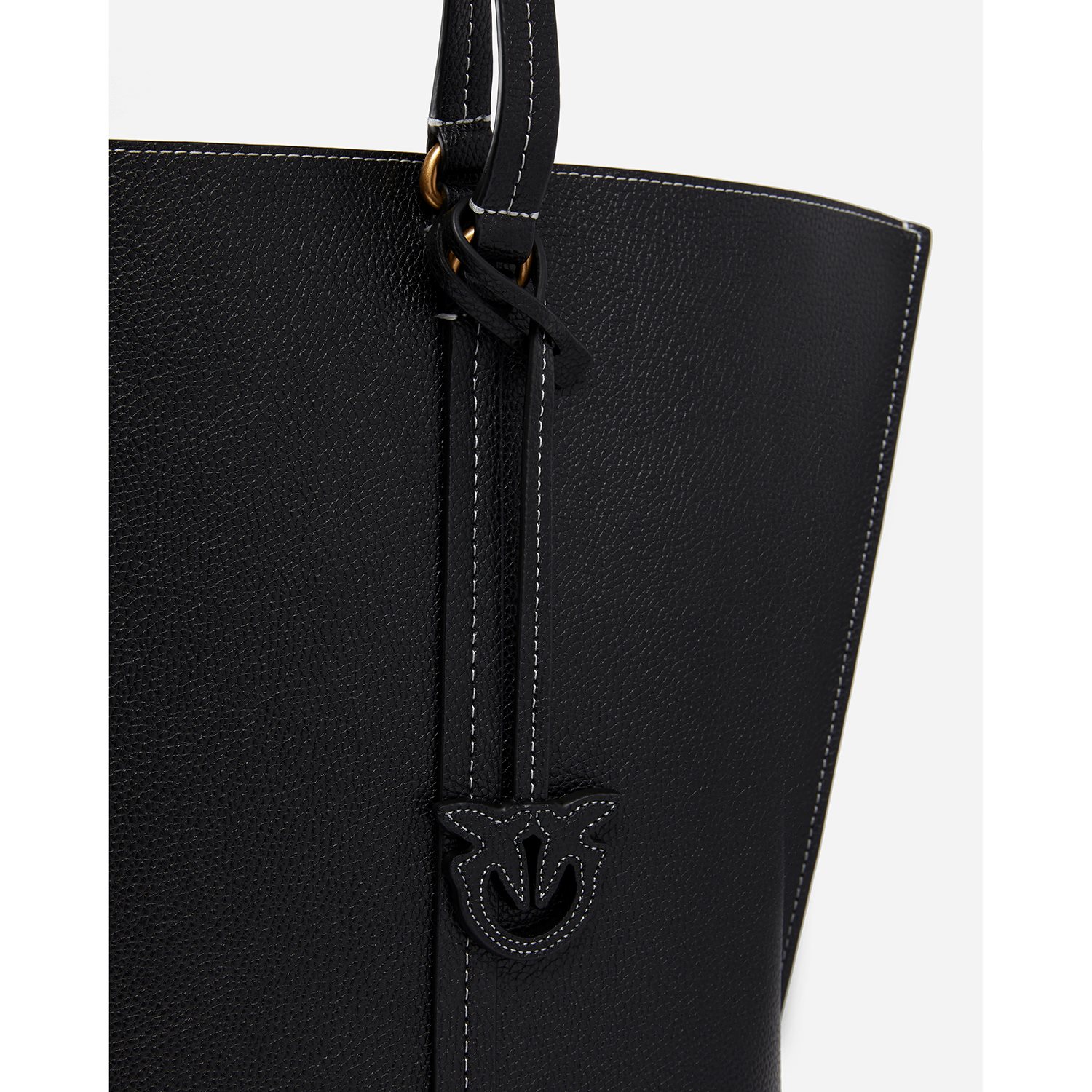Pinko Carrie Shopper Big Pelle Botta black