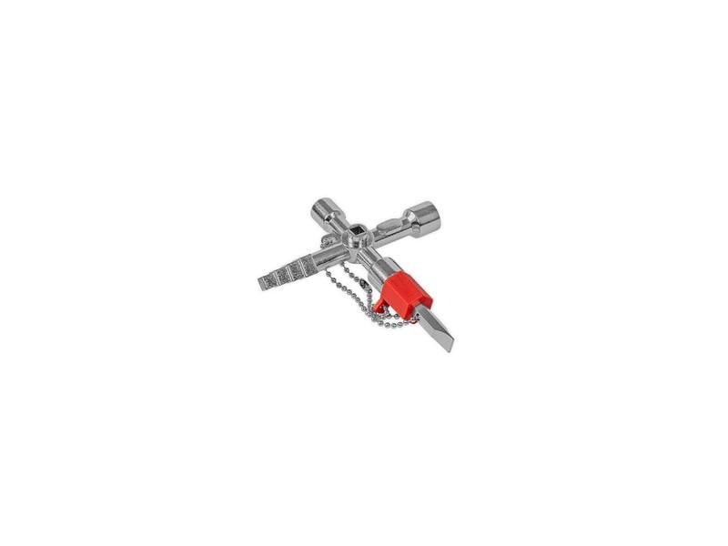 Technocraft Universalschlüssel, 7 in 1 Universalschlüssel für Bauverrigelungen