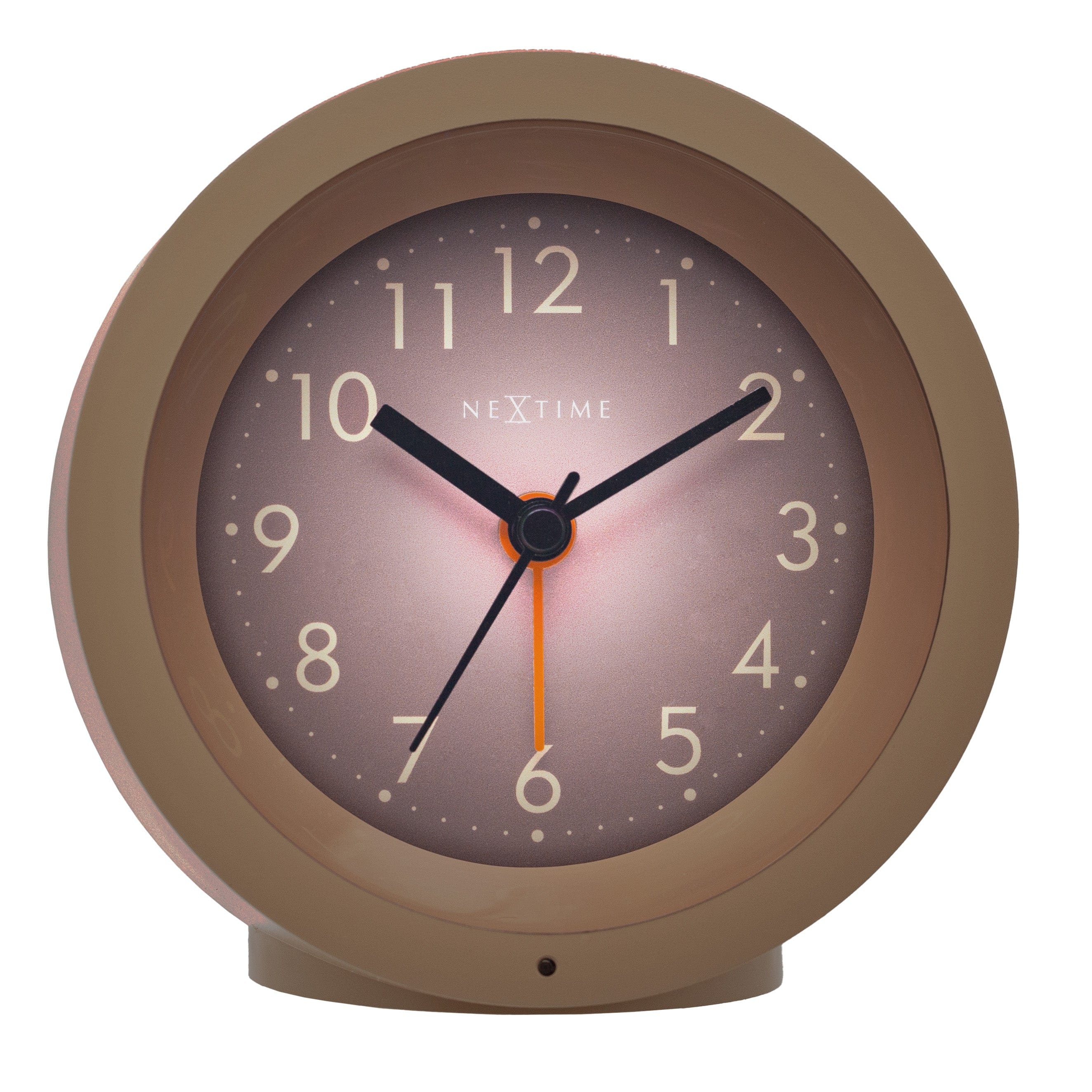NeXtime - Tafelwekker Ã10,5 cm x 3,6 cm - Stil - Verlichte Wijzerplaat